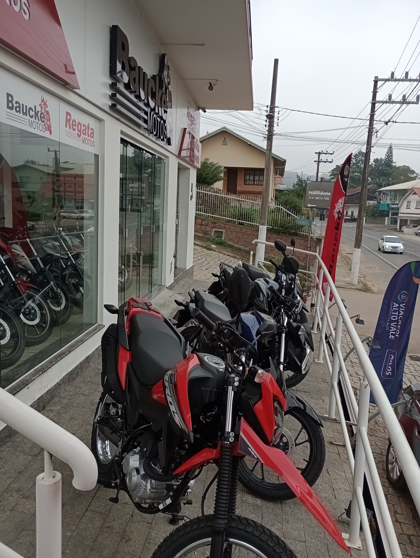Motos Honda em exposição