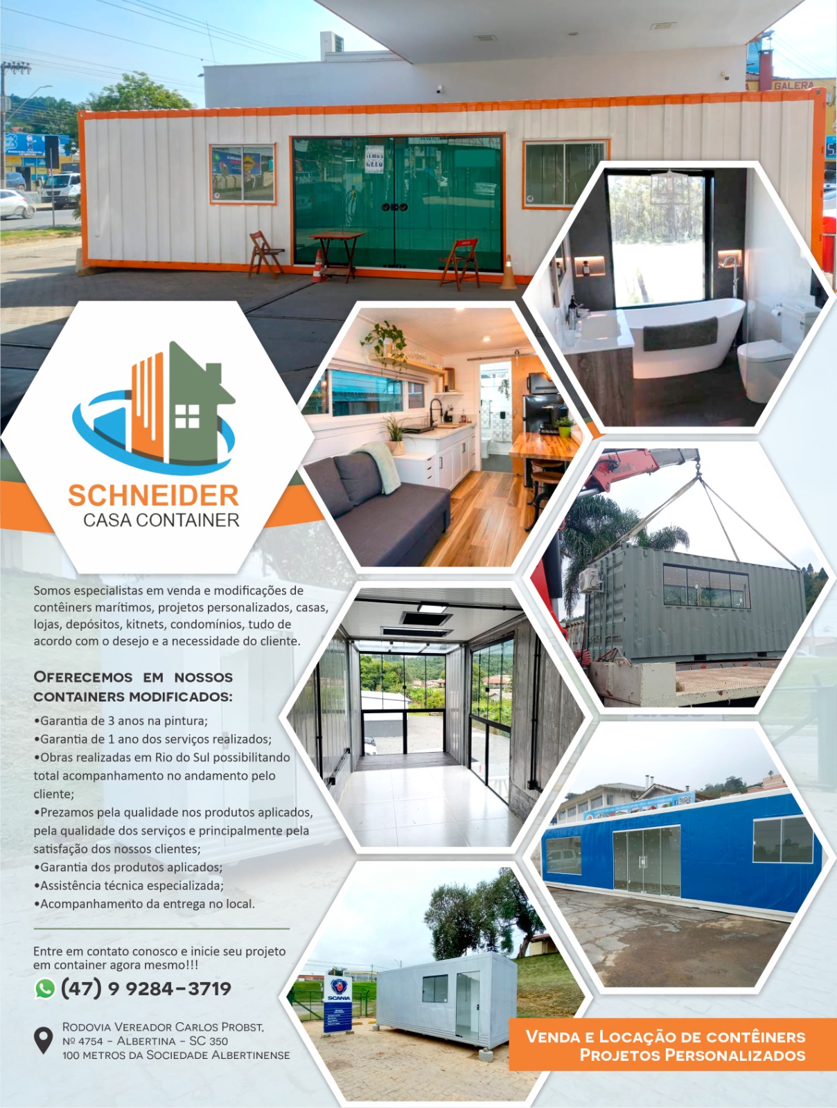 Apresentação · interiores, módulos e serviços