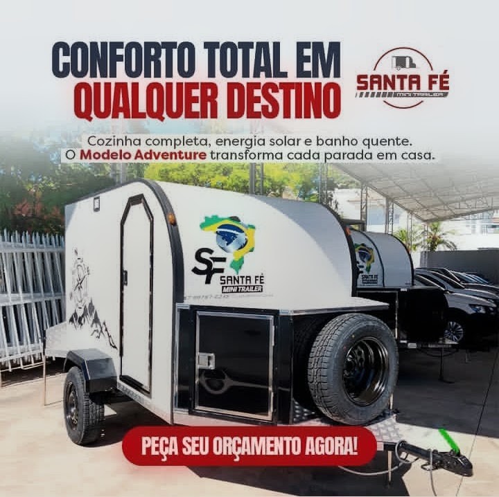 Cozinha completa, energia solar e banho quente