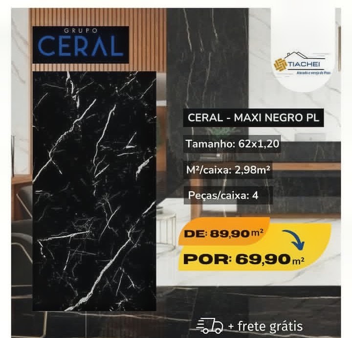 Ceral Maxi Negro PL — 62x1,20