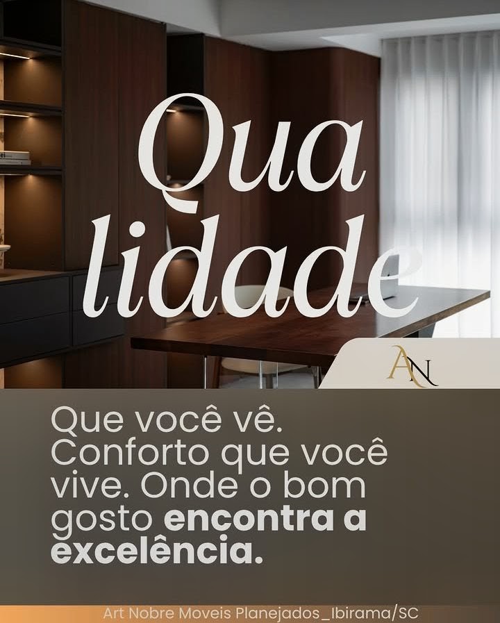 Qualidade que você vê, conforto que você vive