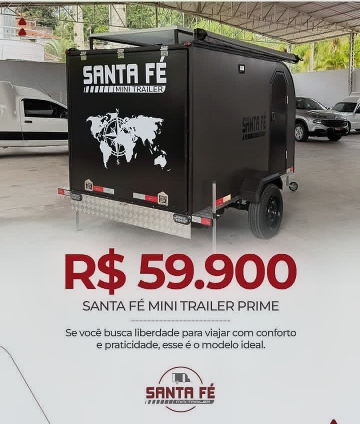 Mini trailer Santa Fé modelo Prime