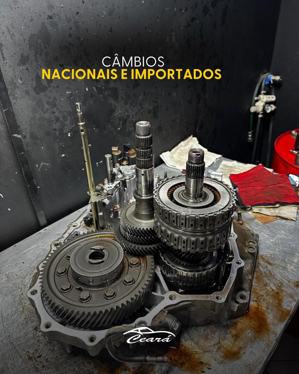 Câmbio nacional ou importado aberto para manutenção